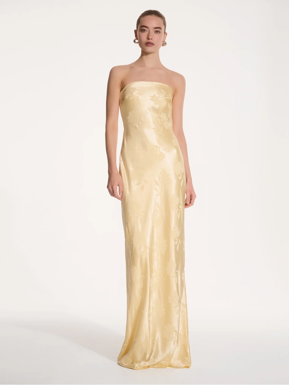 OMNES Amdra Maxi Dress in Vintage Yellow NWT